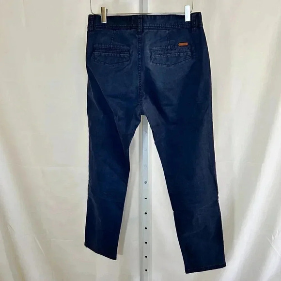 EDC Brand Size 32 Men’s Slim Fit Tactical Pants Trousers Navy Blue - Picture 3 of 14